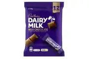 2 x Cadbury Dairy Milk Chocolate Share Pack 12 Mini Bars 144g