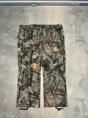 Mossy Oak Pants Mens 3XL Camo Break Up Country Cargo Hunting Stretch Waist