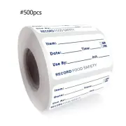 Removable Fridge Freezers Labels Roll of Labels