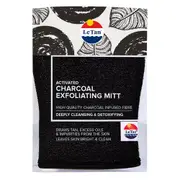 CHARCOAL EXFOLIATING MITT