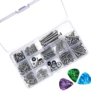 1 Set Electric Guitar Screw Kit Sorting Box for Electric Guitar Bridges9440