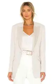 NWT Rag&Bone kaia Blazer Jacket Tuxedo Style Cloud Grey (Beige) Size 4, 8 $595