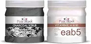 Charcoal Scrub 500gm with Vitamin Cream 500gm
