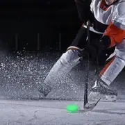 Hockey Puck Glow in Dark for Kids Adults Light up Ice Hockey Ball