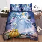 Disney Princess Cinderella Doona Duvet Cover Bedding Set Gift Single Double King