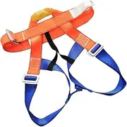 Climbing Gear - Safety Harness, Rock Waist Belt | Thick Half Body Belt for Mountaineering, Tree, Rock Work, Roofing, Rescue, Caving, Outdoor Construction Harness Equipment