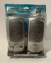 NOS Sony SRS-A37 Active Speaker System 3W Ampliers Walkman PC Mega Bass Speaker