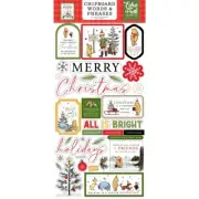 Echo Park ~ WINNIE THE POOH CHRISTMAS ~ Chipboard Words & Phrases