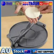 Tortilla Press DIY Dough Non-Stick Press Maker for Corn Pizza Pie (20cm Black) A