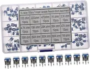 CONGARTENO 150 Pcs Through Hole Potentiometer Variable Potentiometer Resistance Resistor Trim Potentiometer Knobs Potentiometer Adjustable Durable Breadboard Carbon Film