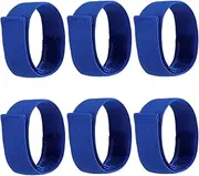 uxcell Boot Straps, 12" Boot Trousers Elastic Ankle Straps Pants Leg Bands Blouses Straps Ankle Hook and Loop Fit for Men Women Gardening Hiking Fishing Cycling Hunting (6 Pack, Blue)