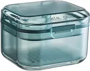 Generic Retainer Case Orthodontic Mouth Guard Case Drainage Dustproof Blue B