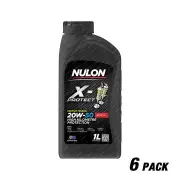 6x Nulon X-Protect 20W-50 High KM Protection Eng Oil 1L PRO20W50-1 Ref PM20W50-1