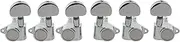 [Musiclily] Economy 3L3R Roto Style Sealed Guitar Machine Heads Tuners Tuning Keys Set for G style or Epiphone Les Paul SG ES, Oval Button Chrome