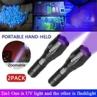 Super Bright LED 120000lm UV Torch Ultra Violet Flashlight Blacklight Light Lamp