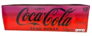 Coca Cola Zero Sugar Cherry Cola Soda 12 pack Coke