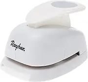 Rayher 8964100 Paper Craft Punch, Scalloped Circle Lever Punch for Card Making and Scrapbooking, 3.81 cm, (1 1/2 Inch)