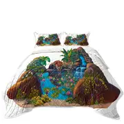Leopard Tropical Watering Hole Coverlet