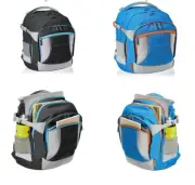 Amazon Basics, Ergonomic Backpack, Blue & Black ( 4 bags)