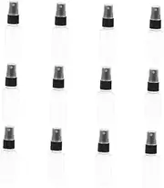 SHERCHPRY 12pcs Portable Fine Spray Bottle Clear Plastic Refillable Travel for Perfume Makeup Remover Easy to Carry