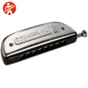 Hohner 250-C Chrometta 8 Chromatic 8-Hole Silver Harmonica - Key of C