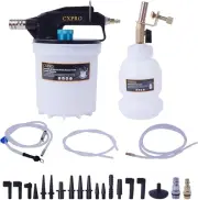24PCS Brake Bleeder Kit, Vacuum Brake Bleeder Kit with 2L Brake Fluid Extractor