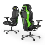 Eureka GC05 Typhon Series Ergonomic Mesh Chair - Black/Green
