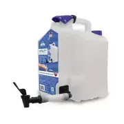 SureCan Beverage Water Jug Cooler Utility Spigot Screw Tight Lid White 5 Gallon