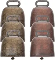 STOBOK Metal Vintage Cowbells Cattle Bells for Pet Collar Elegant DIY Accessories