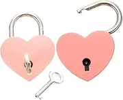 Operitacx 2Pcs Shaped Padlock Small Luggage Locks with Keys for Handbags Diaries Jewelry Boxes Storage Units Versatile Locks for Valuables