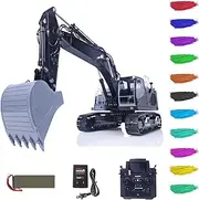 Wheelfun 1/14 Metal Lesu Lr945 RC Hydraulic Excavator Pl18Ev Lite RTR Engineering Vehicle Hobby Grade Model