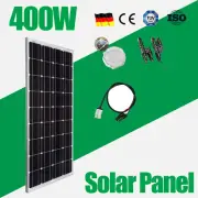 12V 400W Solar Panel Mono 400 Watt Battery Charging Caravan Camping Home Power