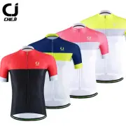 CHEJI Men's Retro Cycling Jersey Short Sleeve Bike Bicycle Shirt Tops Reflective