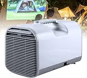 Portable Travel Air Conditioner, Powerful Dehumidifier Cooling Fan, 3 Wind Speeds, with Remote Control, for Home, Room, Office, Camping
