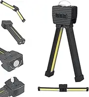 Gym Lamp for Posing, Magnet Led Flashlight, Magnetic Posing Lamps Gym, Handheld USB Rechargeable Led Worklight, Portable Gym Lamp, 7th Gear Dimming, Folding Magnetic Work Light 180 Degree (1pc)