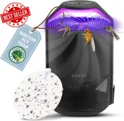 Indoor Fly Mosquito & Bug Catcher with UV Light, Suction Fan & Sticky Glue Board