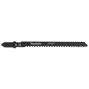 Makita A-85771 - Hcs Jigsaw Blade B-26 5 Pack 9TPI Rough Scroll Cut Wood 3-60mm Alum/Metal 3-10mm