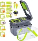 Food Fruit Vegetable Slicer Cutter Onion Veggie Dicer Chopper Kitchen 22 In 1