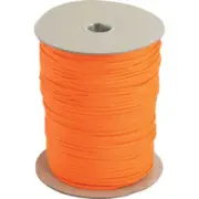 Parachute Cord Parachute Cord Neon Orange 1,000 ft. length. Nylon. Ideal for cam