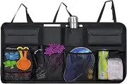Car Organizer - Back Seat Car Organizer - Heavy Duty Multi-pocket Cargo Bag with 9 Storage Compartments, Large Capacity Space Saver for Interior Accessories