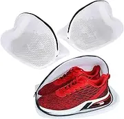 Vivifying Shoe Washing Bag, Set of 3 Mesh Shoe Laundry Bags with Zip Closure for Sneakers, Running Shoes, Socks, Bras