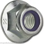 (5) 1/2-13 Nylon Insert Hex Flange Lock nuts / Stop nut / Nyloc 1/2x13