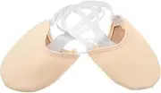 [NULYLU] Girls Ballet Dance Shoes Half Soles Dance Shoes Professional Toe Pouches Breathable Toe Protectors Comfortable Elastic for Exercise