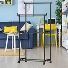 Rolling Hanging Clothes Rack Clothes Organizer for Bedroom Socks Underwear