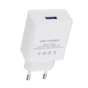 EU QC 3.0 18W USB Charger Power Adapter for Tablet Smartphone