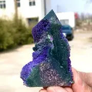 108G Natural grape agate obelisk quartz crystal tower for healing