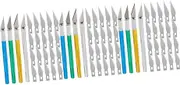 ARTIBETTER 12 Sets Carving Knife Blade for Scrapbooking for Stencil Precision Hobby Kit Supplies Hobby Kit for Arts and Crafts Aluminum