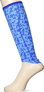丸光産業(MARUMITSU) 120991 Tokusan TV Collaboration Supporter, Calf Tights, Camo Pattern, Light Blue