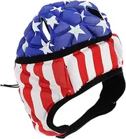 BESPORTBLE Head Protector Cap Football Headgears Scrum Cap Rugby Protection Soft Padded Headgear Comprehensive Protection for Boys and Girls