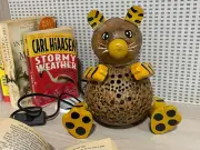 Lantern Tiger Sitting Animal Lamp Coconut Shell Bedroom Lamp Table Floor Light